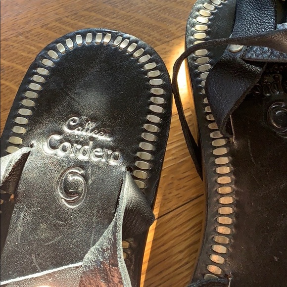 Caleen Cordero wooden platform sandals/clogs 10 - Picture 4 of 6